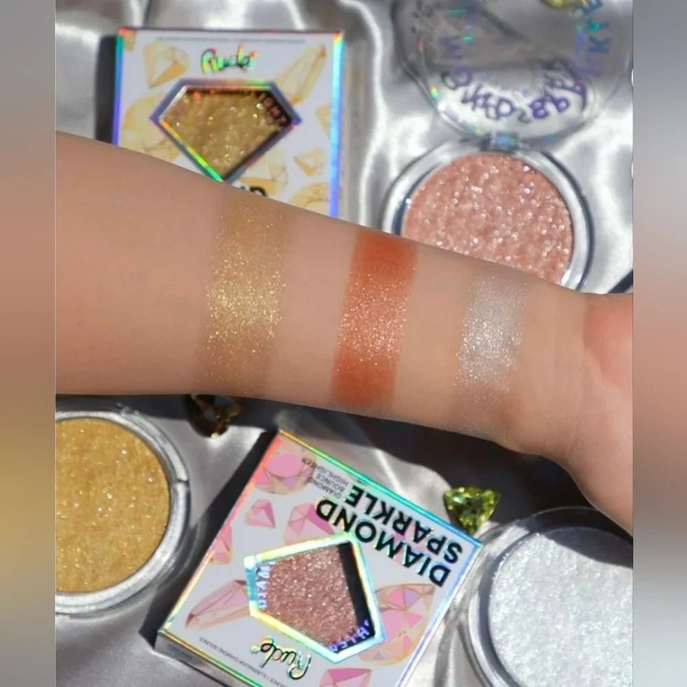 Milani Ludicrous Lights Duochrone Highlighters & Rude Cosmetics Highlighter - Picture 10 of 16